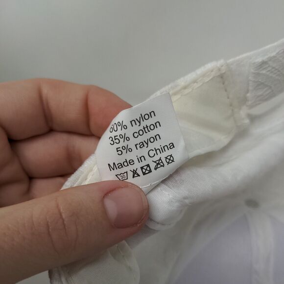 Wifey Strapbck Hat White One Size Adjustable Lace Trim Embroidered Miss To Mrs - Picture 9 of 9